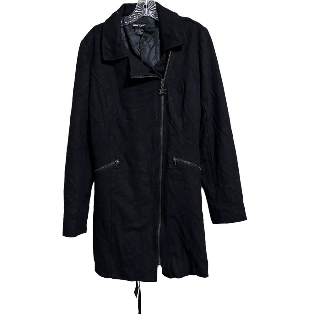 Hot Topic Sz Lg Peacoat Corset Tie Back